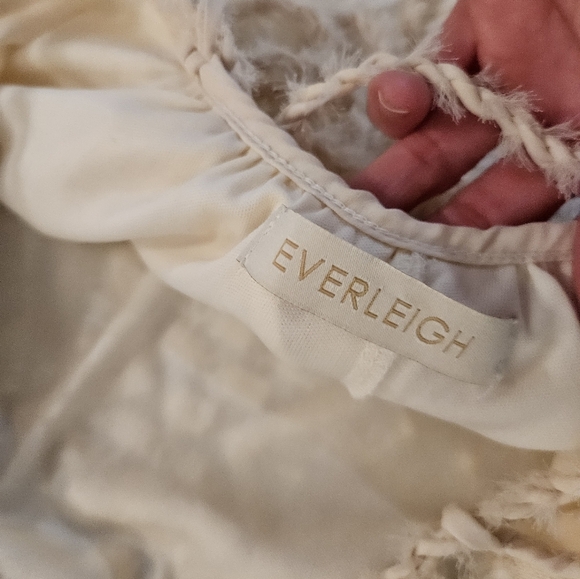 Everleigh Cream Lace Maxi Dress - Picture 14 of 16